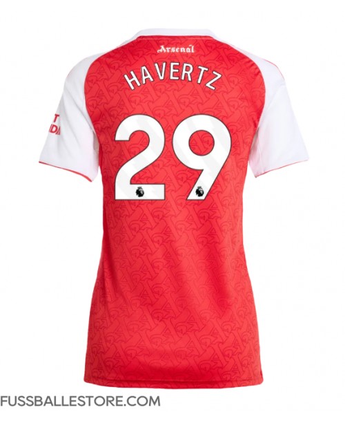 Günstige Arsenal Kai Havertz #29 Heimtrikot Damen 2025-26 Kurzarm Günstige Arsenal Kai Havertz #29 Heimtrikot Damen 2025-26 Kurzarm